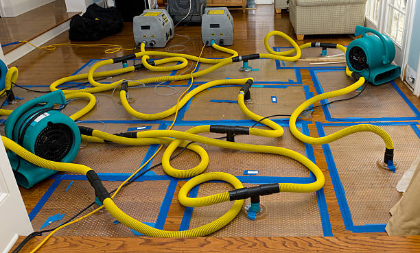 Professional Crawl Space Water Removal technician working in Hartford, OH